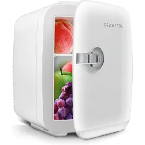 CROWNFUL Mini Fridge 4 Liter