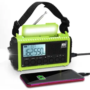 Raynic 5000 Weather Radio Solar Hand Crank