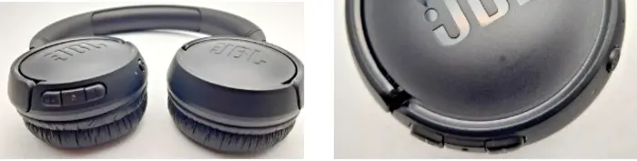 JBL Tune 570 BT Controls
