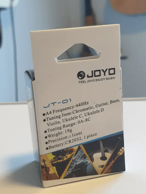 Joyo JT-01 Clip-On Guitar Tuner | Review | Zopimo
