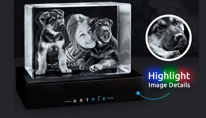 ArtPix 3D Crystal Photo