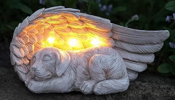 iHeartDogs Dog Memorial Solar Light
