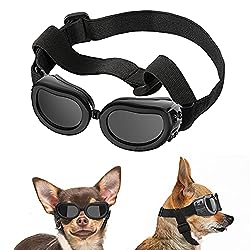 LEWONDR Dog Sunglasses for Small Breeds